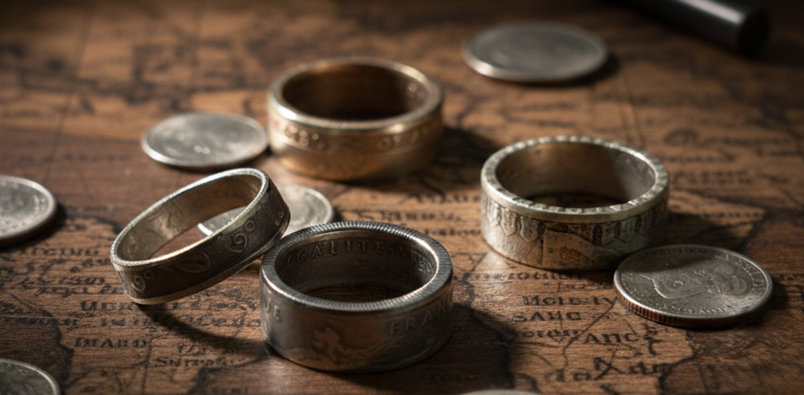 世界に一つだけのコインリング